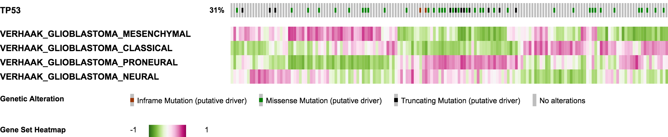 Cbioportal gene sett visualization 3